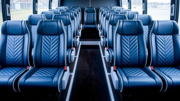 milwaukee 18 passenger minibus inside