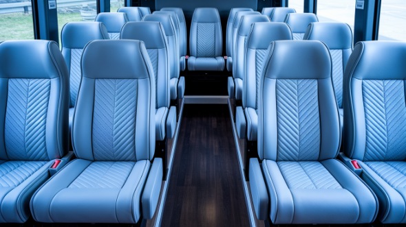 milwaukee 35 passenger minibus inside