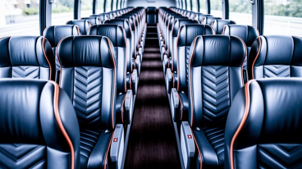 milwaukee 50 passenger charter bus inside